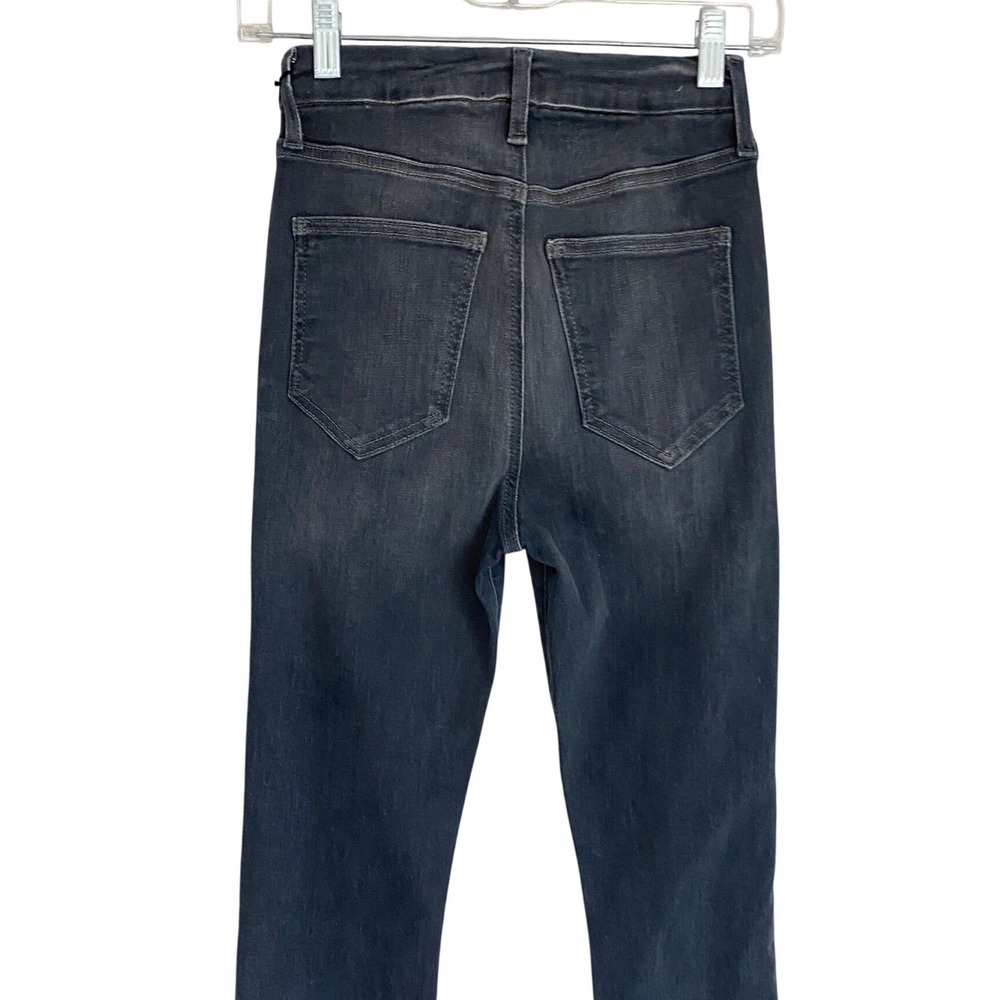 7 For‎ All Mankind Ultra High Rise Flare Jeans No Filter Denim Black Wash 25 NWT - Picture 10 of 12